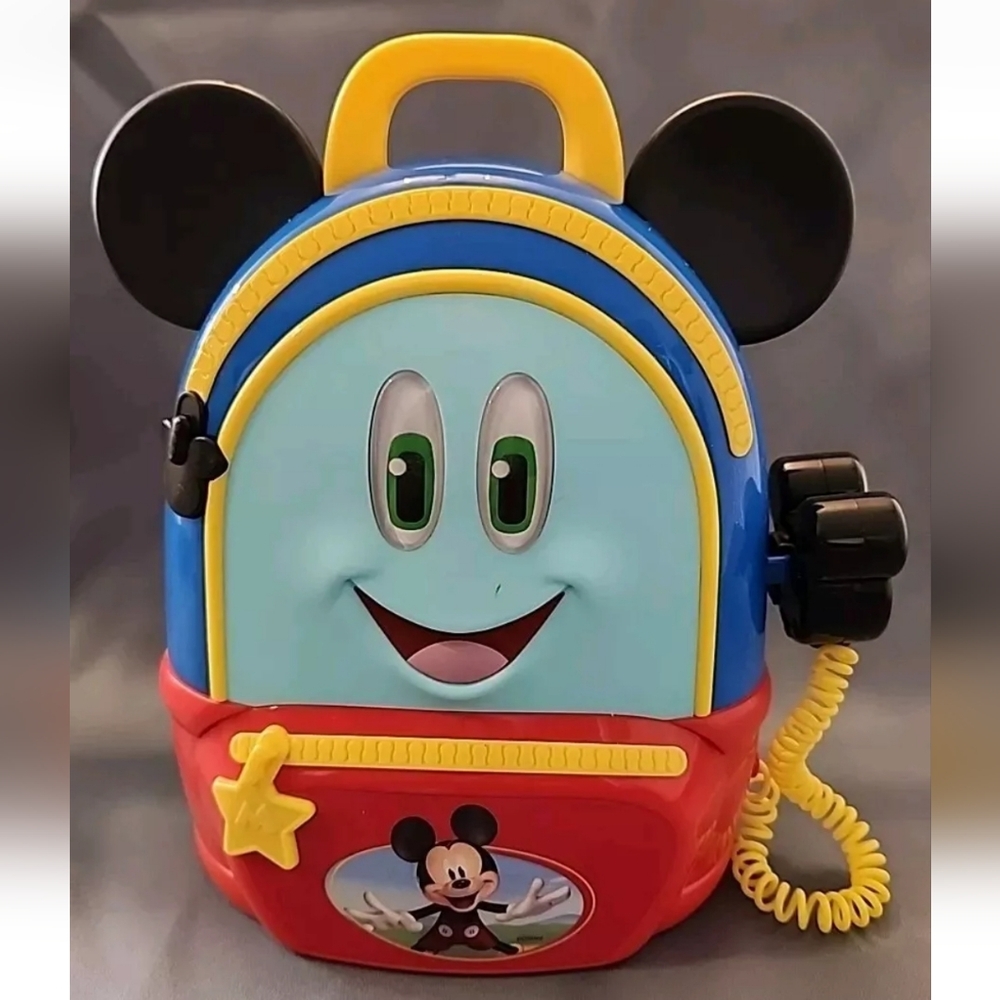 Disney Mickey Mouse Clubhouse Toys - Talking Hardshell Backpack - Works Great!